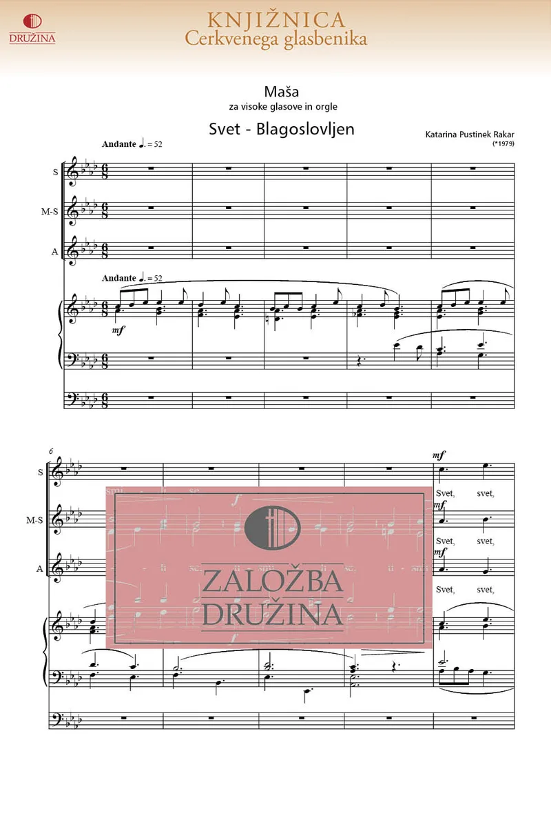 Note CG - Svet - Blagoslovljen (Pustinek Rakar Katarina) 2013