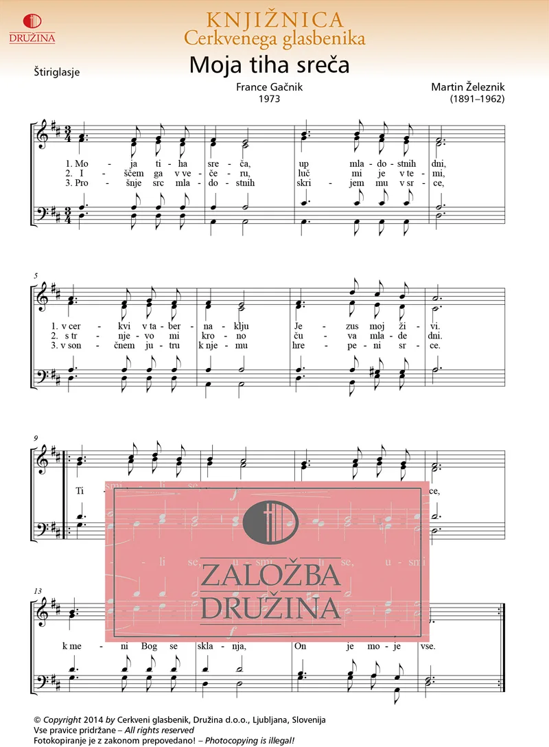 Note CG - Moja tiha sreča (Železnik Martin) 2014