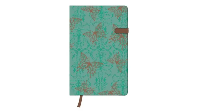 Notebook lady- A6 96 listov, črtan (Butterfly)