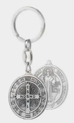 Obesek za ključe - Sv. Benedikt (30 mm)