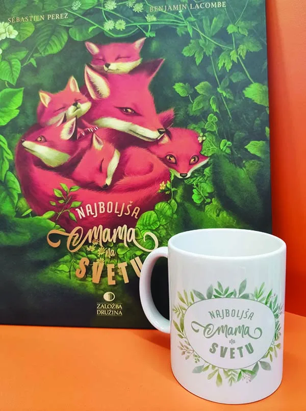 PAKET "NAJBOLJŠA MAMA NA SVETU" - KNJIGA+SKODELICA