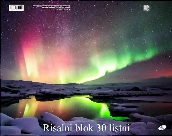 Risalni blok A3, 30 listni Aurora