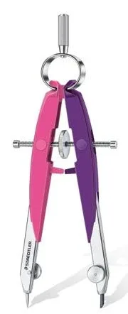Šestilo šolsko 556, Pink/ viola