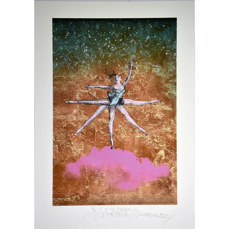 Supernova, original grafika (Biljana Unkovska)