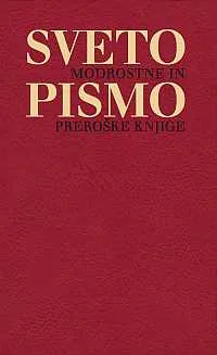 Sveto pismo, modrostne in preroške knjige