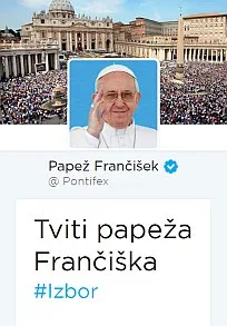 Tviti papeža Frančiška
