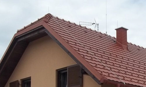 Strelovod na stanovanjskem objektu