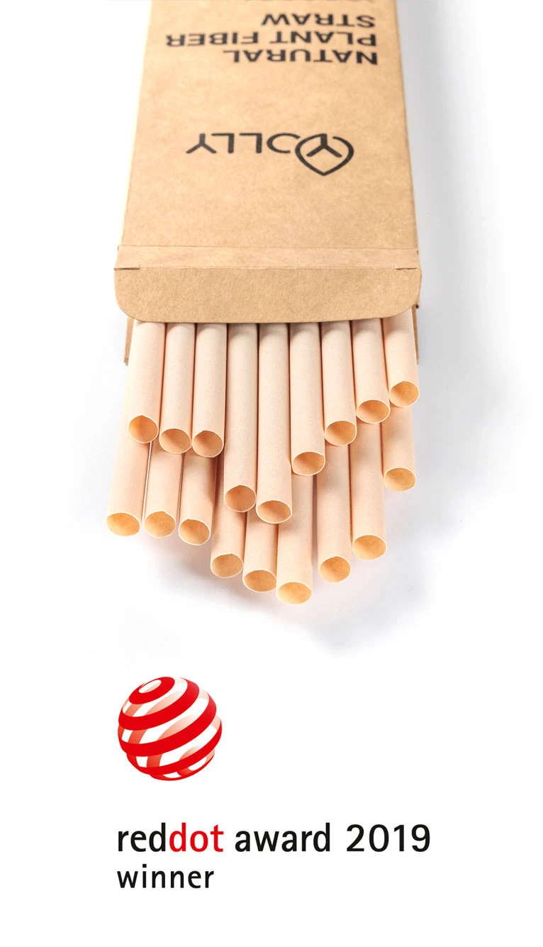 Premium natural bamboo fiber straws collection