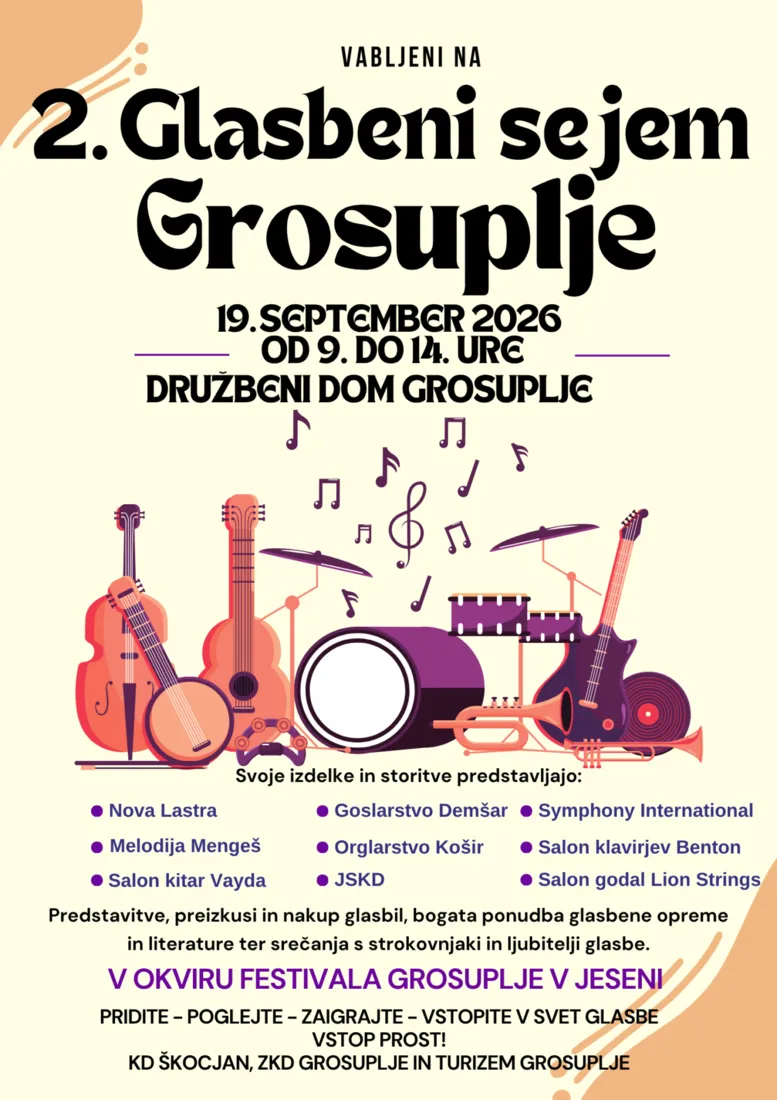 2. Glasbeni sejem Grosuplje