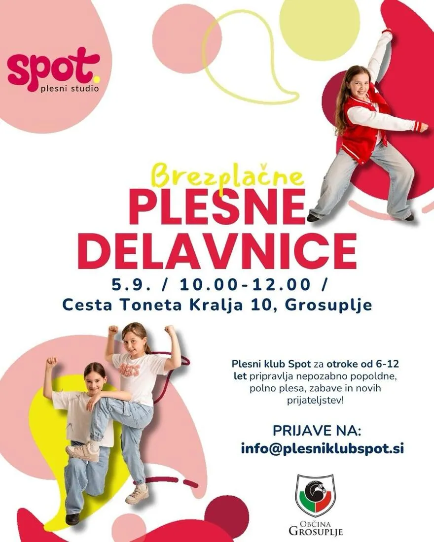 Brezplačne plesne delavnice za otroke