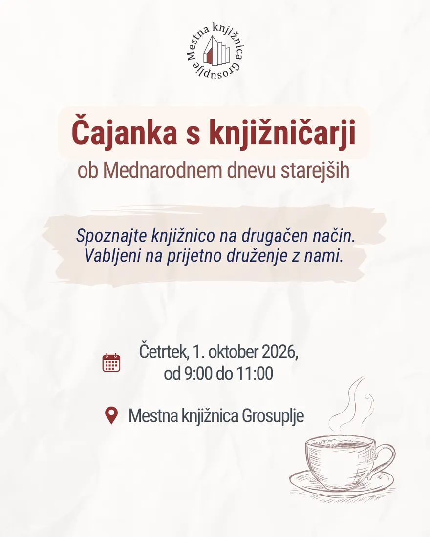 Čajanka s knjižničarji