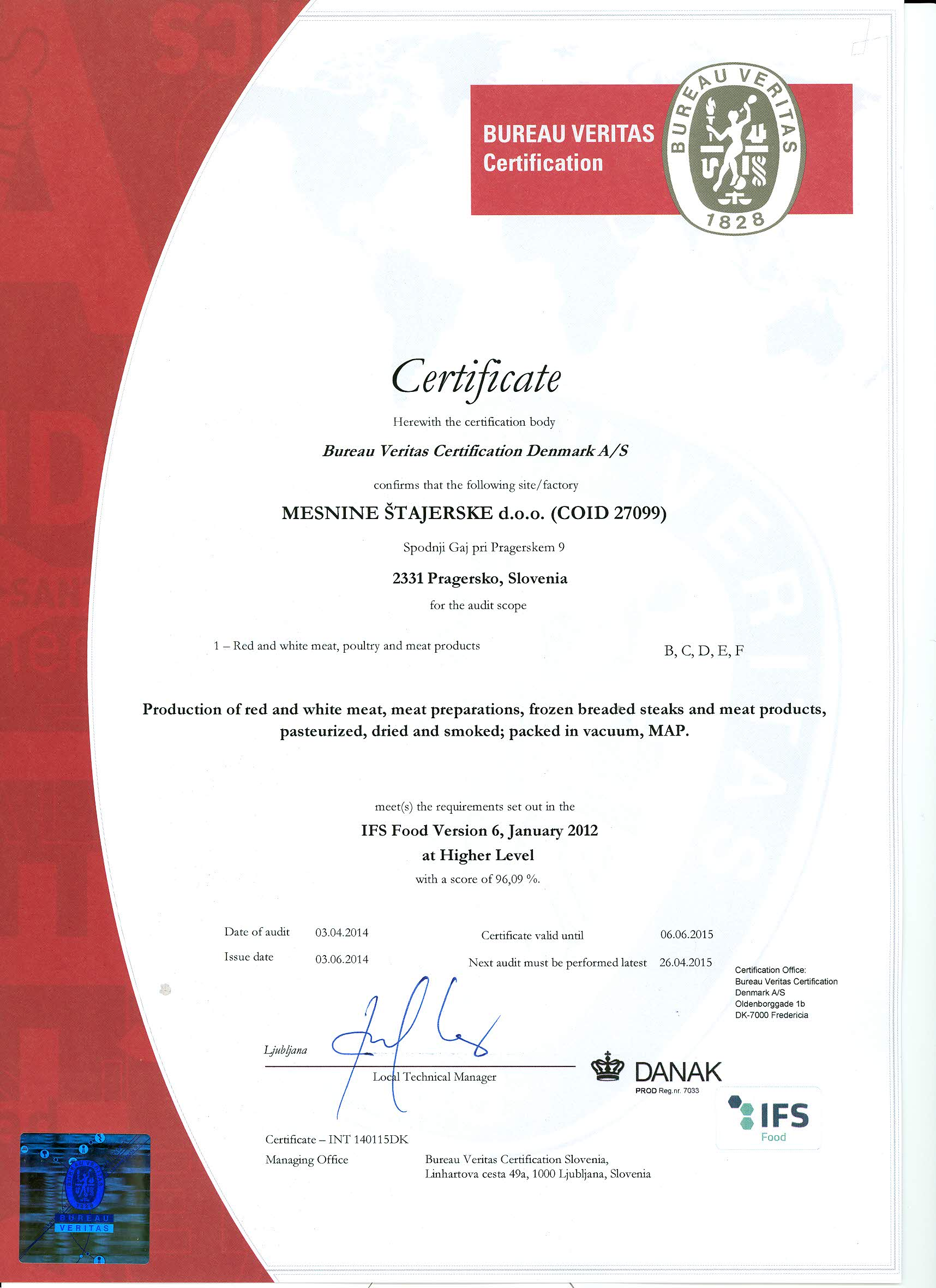 Certifikat 2