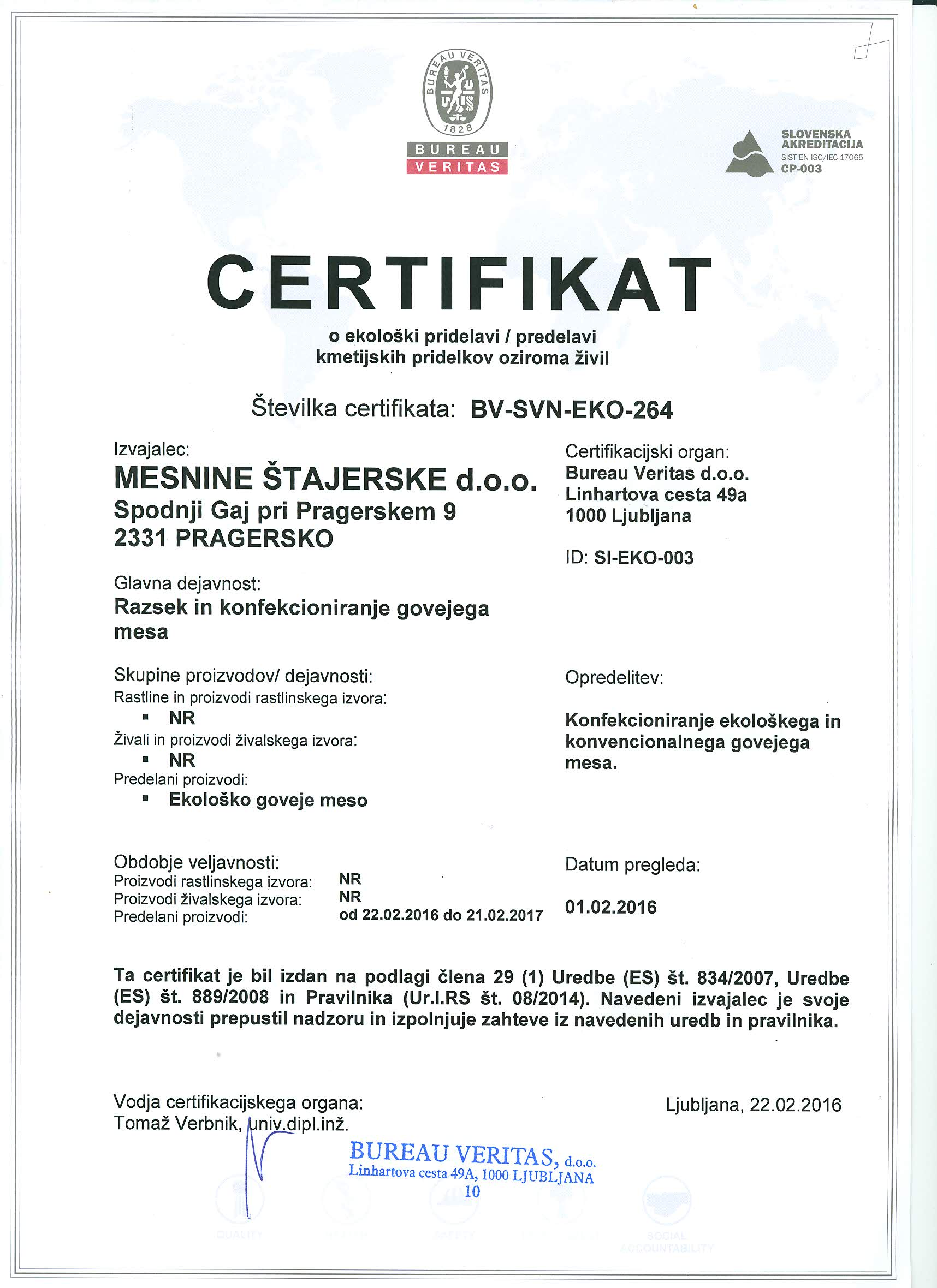 Certifikat 8