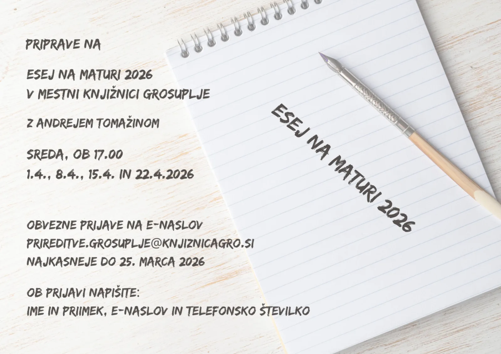 Priprave za esej na maturi 2026