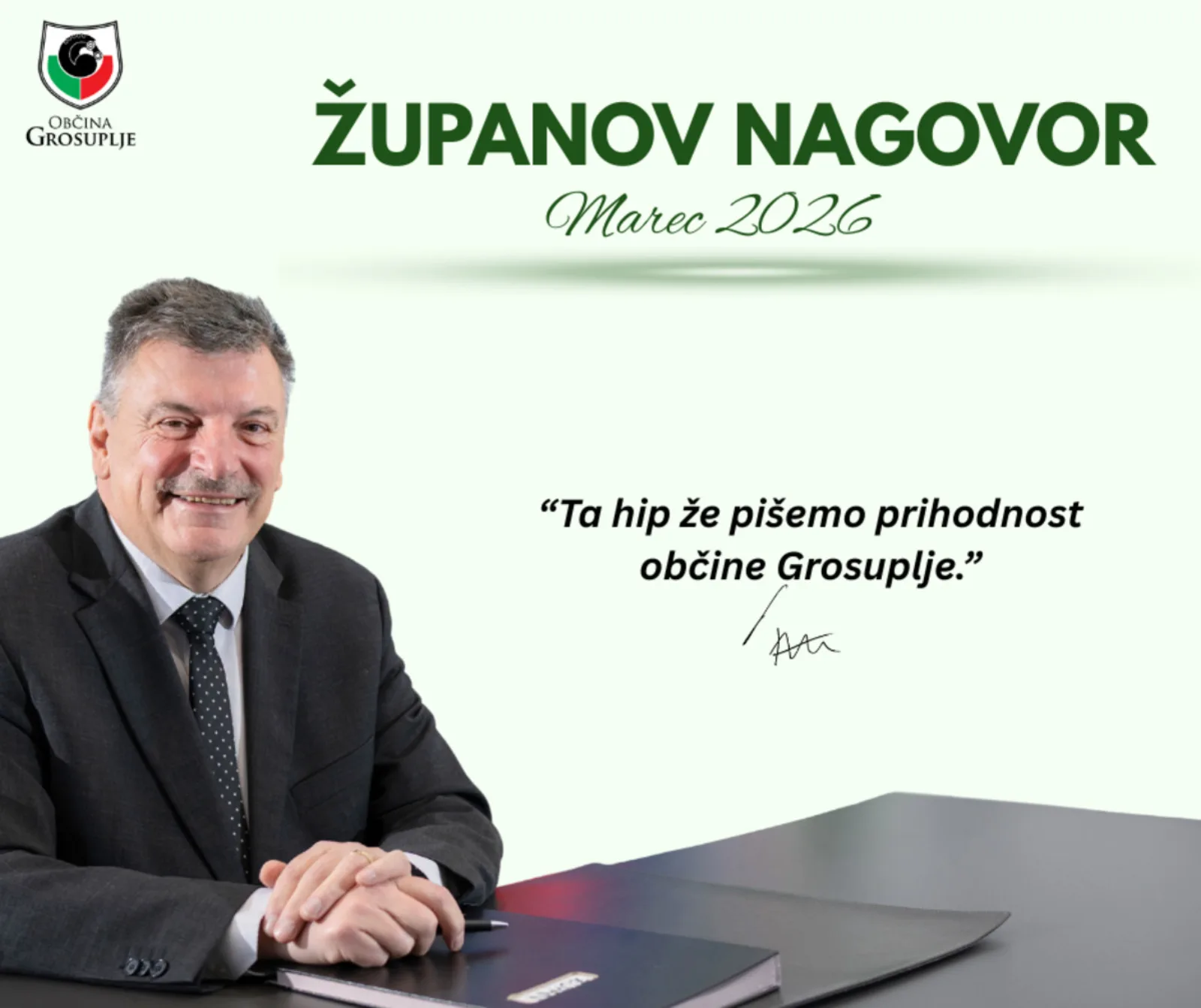 ŽUPANOV NAGOVOR, marec 2026