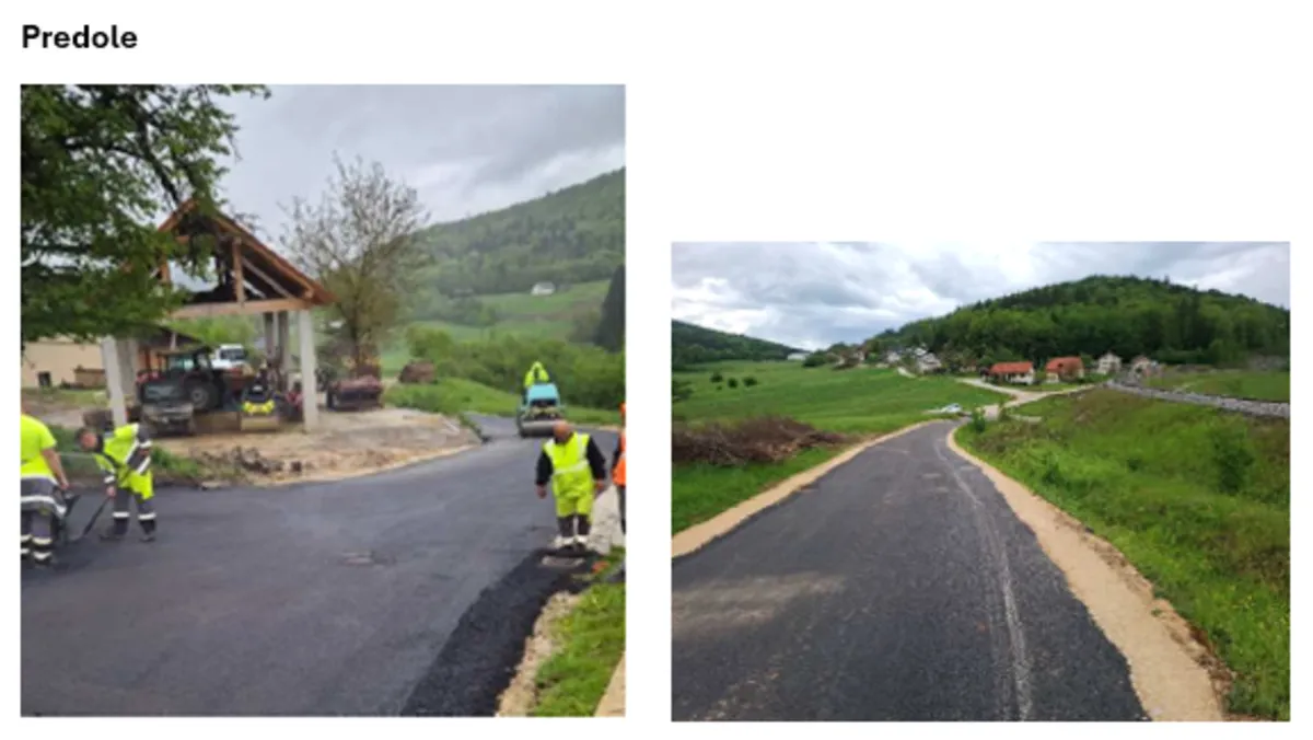 Gradnja kanalizacijskega omrežja v sklopu projekta »Javna kanalizacija v aglomeracijah Čušperk in Velika Račna: Etapa I - aglomeracija Velika Račna« se nadaljuje v skladu s terminskim planom