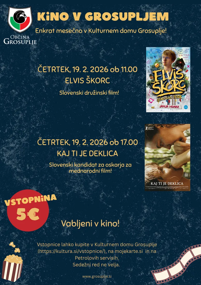 Kino v Grosupljem - vabljeni na februarsko projekcijo!