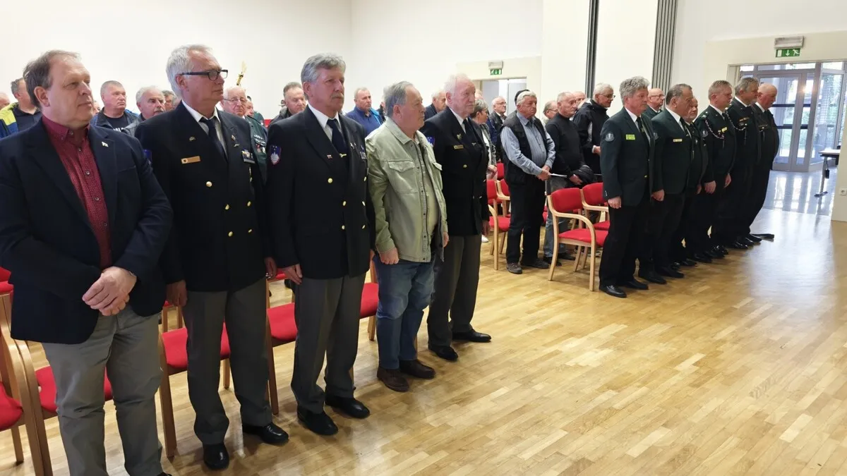 Na rednem letnem zboru so se zbrali člani Območnega združenja veteranov vojne za Slovenijo Grosuplje