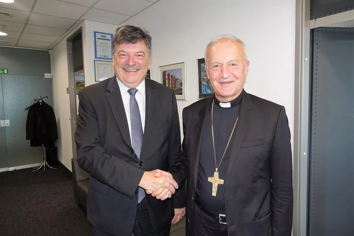 Obisk ljubljanskega pomožnega škofa msgr. dr. Antona Jamnika