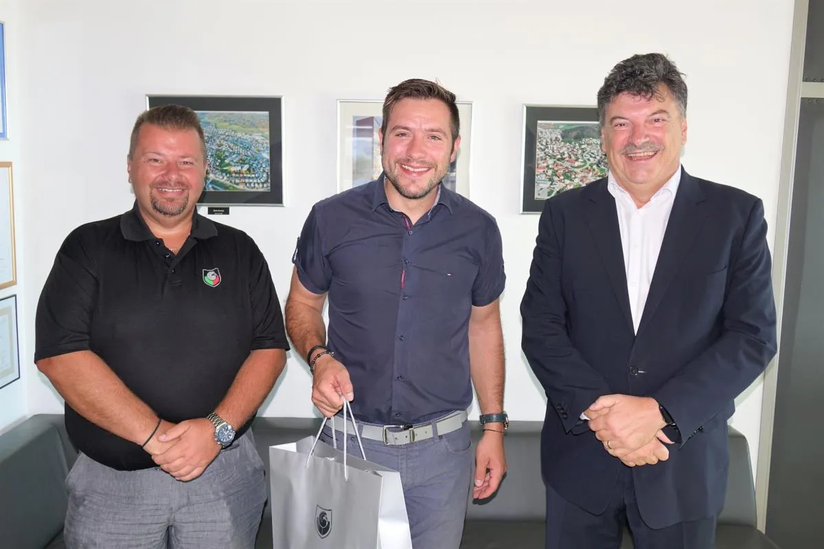 Obisk novega župnika župnije Grosuplje Martina Goloba