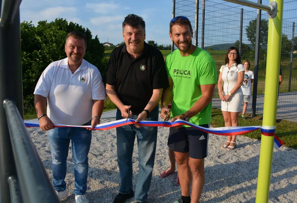 Otvoritev fitnesa na prostem na Polici