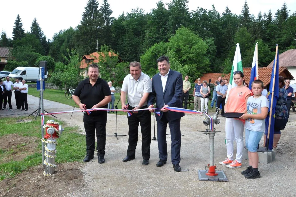 Otvoritev in blagoslov novega vodovodnega omrežja Škocjan – Male