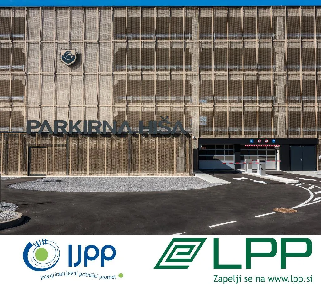 Parkiranje po sistemu P+R v novi parkirni hiši P+R Grosuplje kot prvi v Sloveniji ne le s kartico Urbana, ampak tudi z IJPP