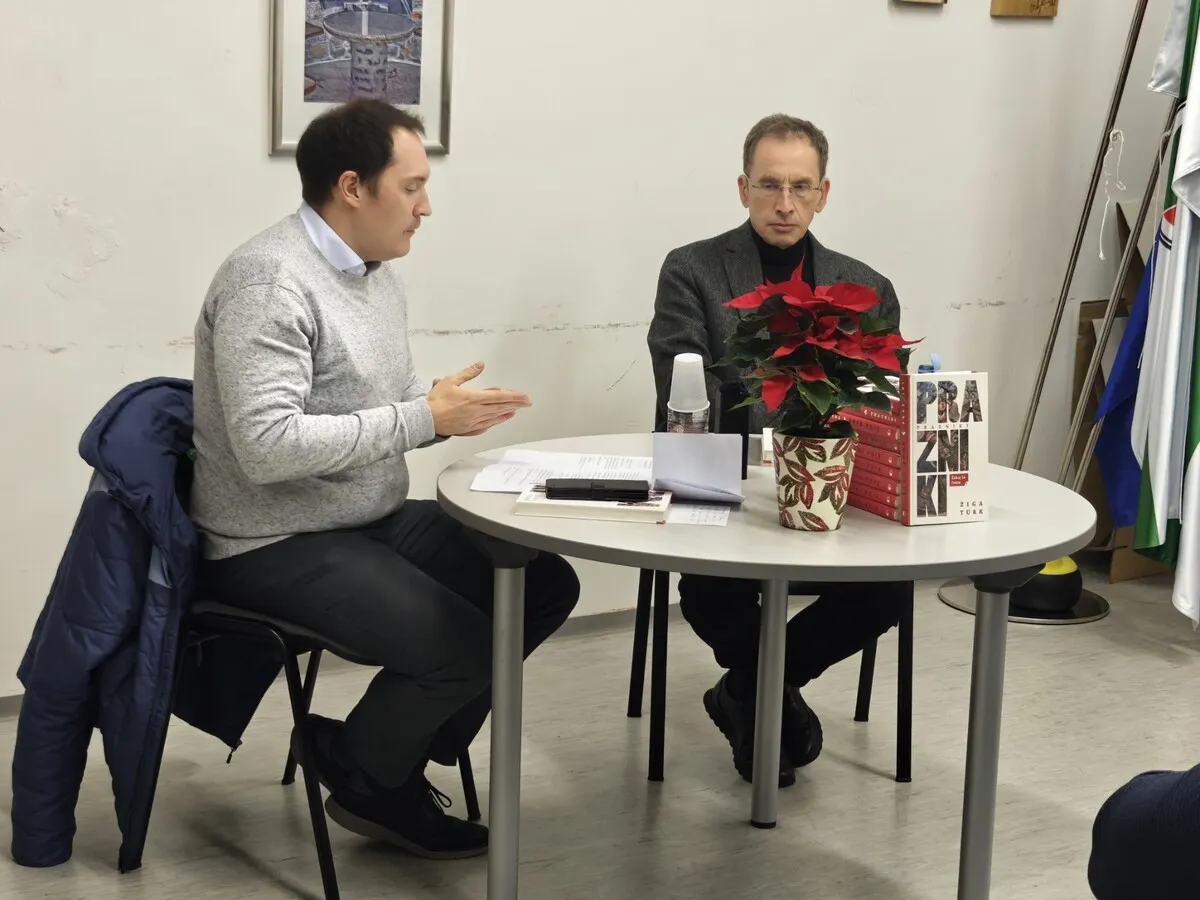 Prijeten in navdihujoč večer z dr. Žigom Turkom ob predstavitvi knjige Prazniki - Zakaj in čemu