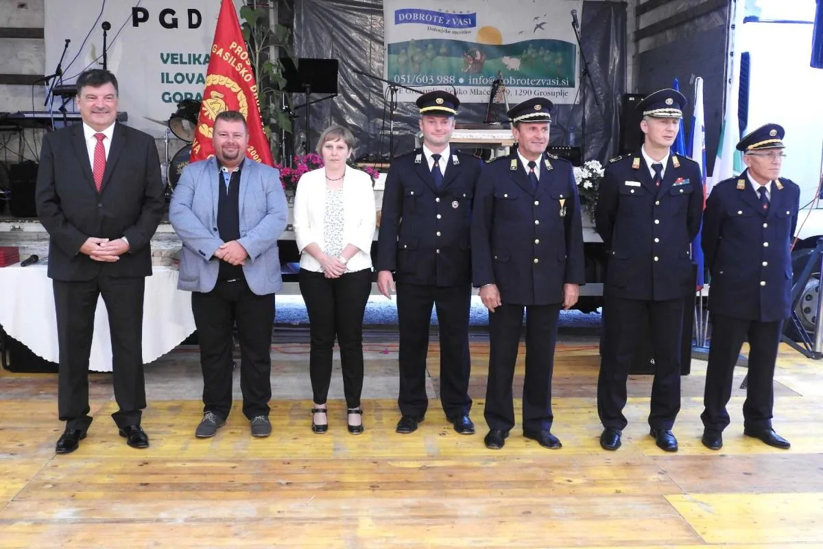 Slovesnost ob 80-letnici Prostovoljnega gasilskega društva Velika Ilova Gora
