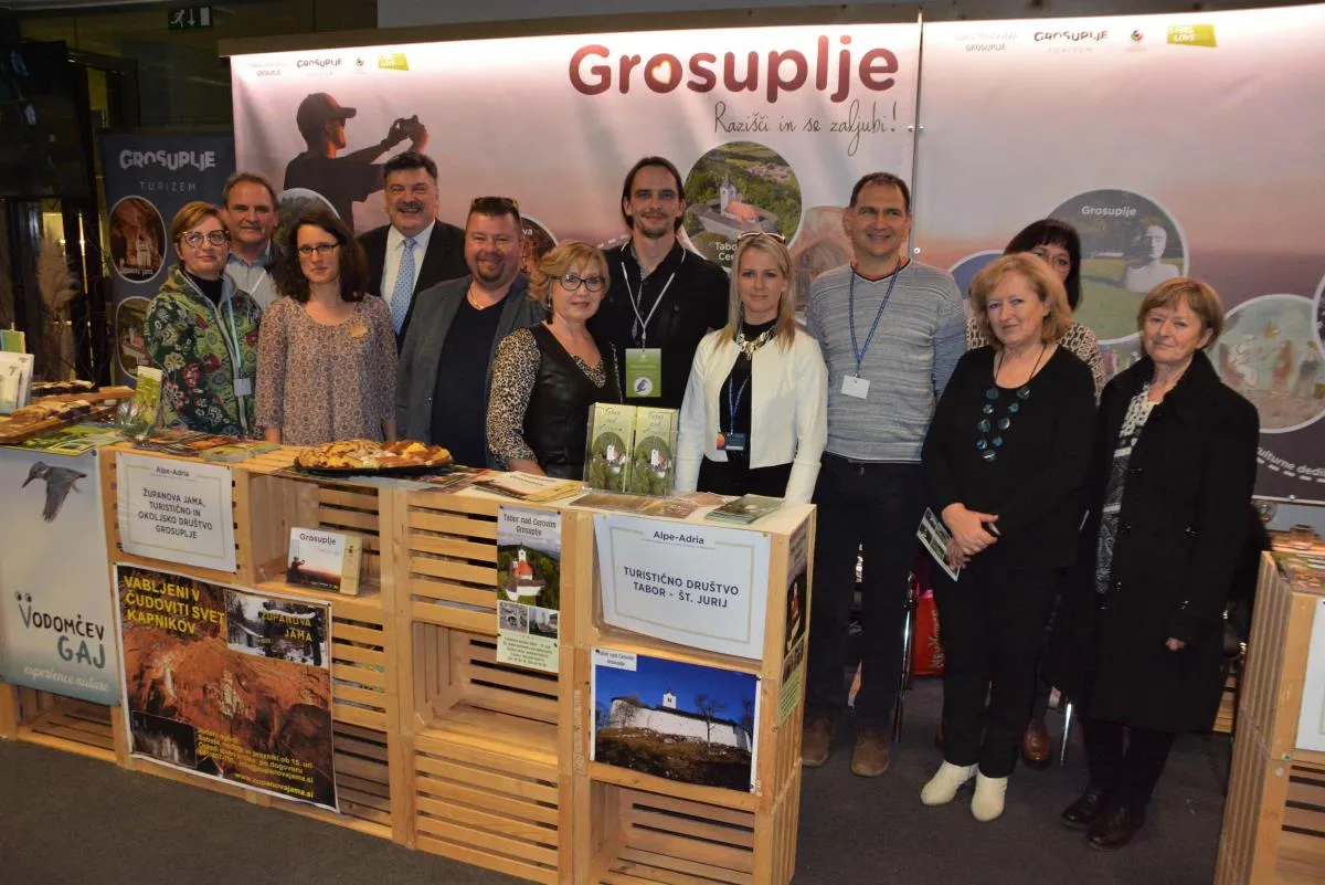 Turizem Grosuplje se predstavlja na sejmu Alpe - Adria (29. 1. - 1. 2. 2020)