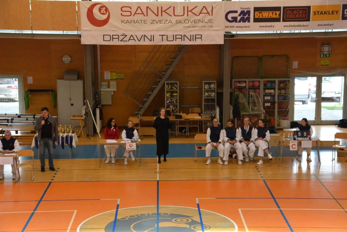 V Grosupljem je potekal državni turnir Sankukai karate zveze Slovenije za otroke