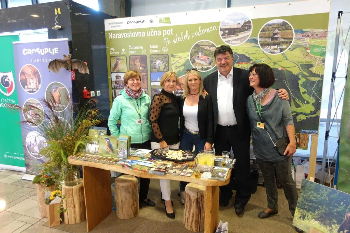 V okviru projekta LOCAL4GREEN je na sejmu Narava - zdravje svojo zeleno turistično ponudbo predstavljala tudi Občina Grosuplje