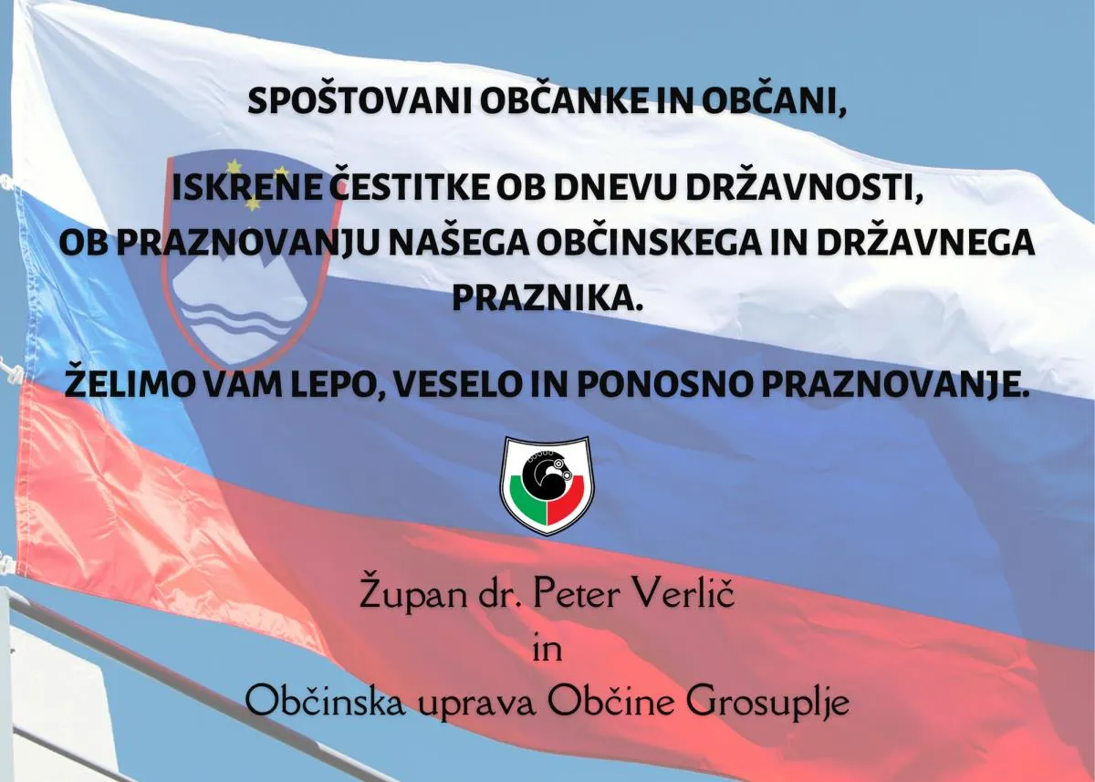 Vse najboljše Slovenija, vse najboljše občina Grosuplje