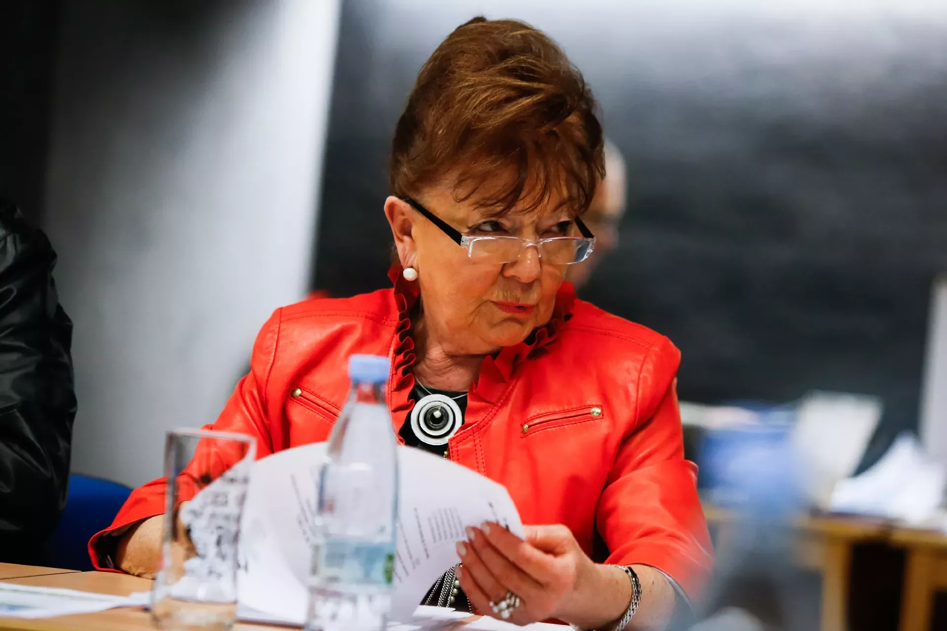 The act by which Tjaša Andree Prosenc admitted that she falsified the director's entry in the court register