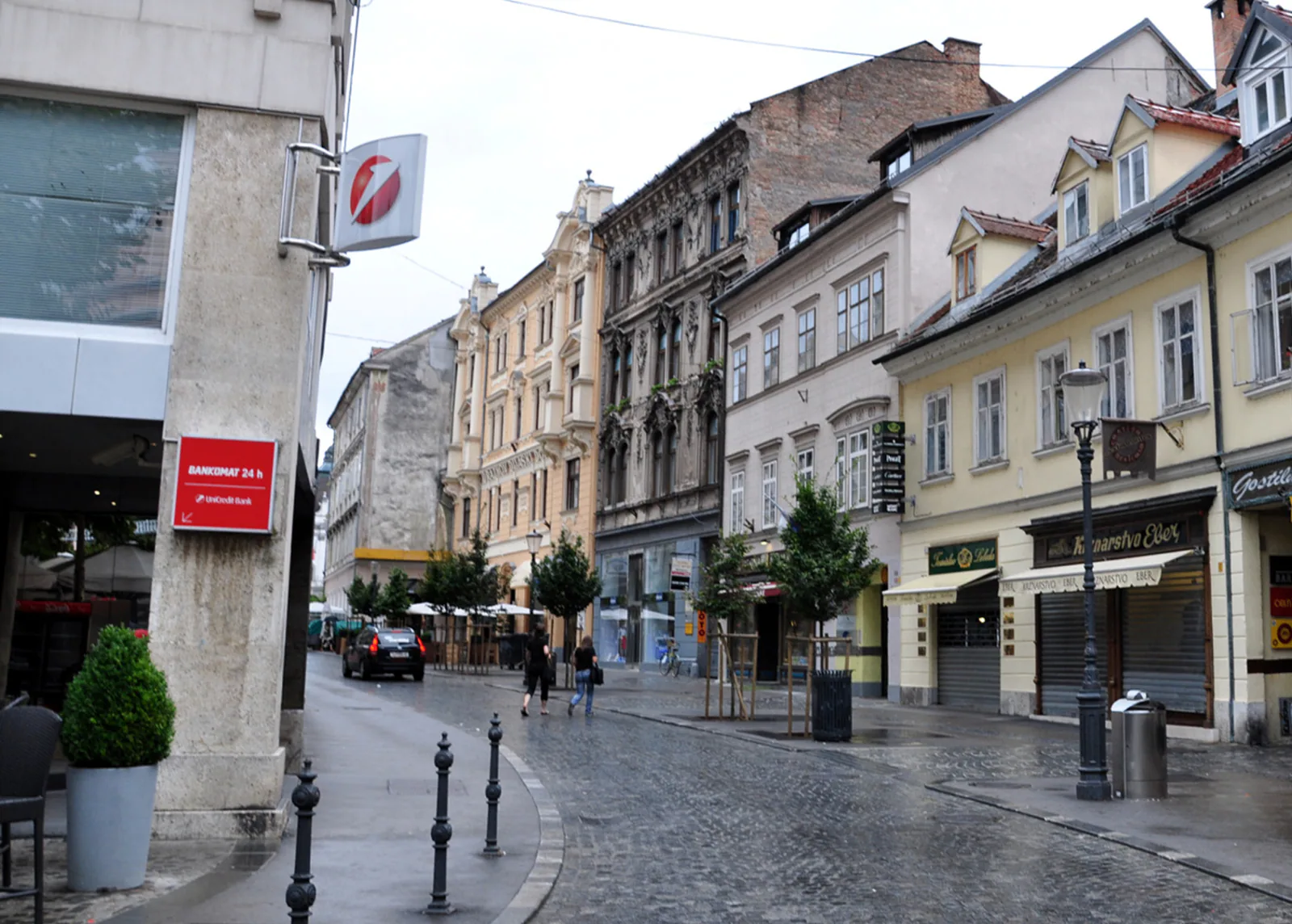 Street view of the historic building