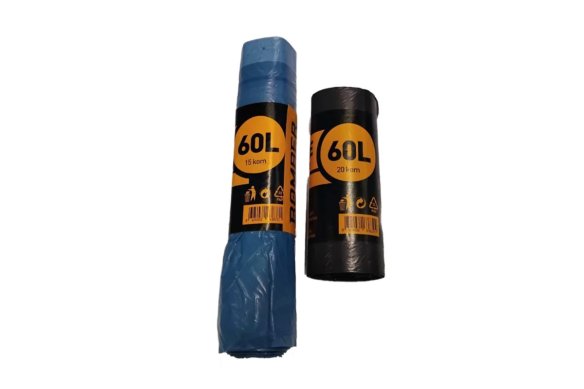 Vreča za smeti Bomber 60L 20/1 črna