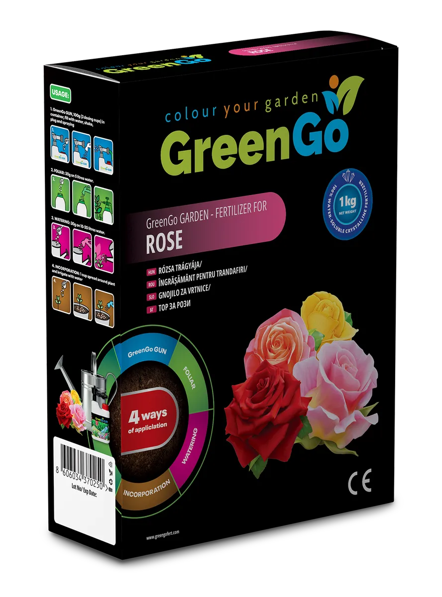 GREENGO KRISTALNO GNOJILO ZA VRTNICE 1 KG