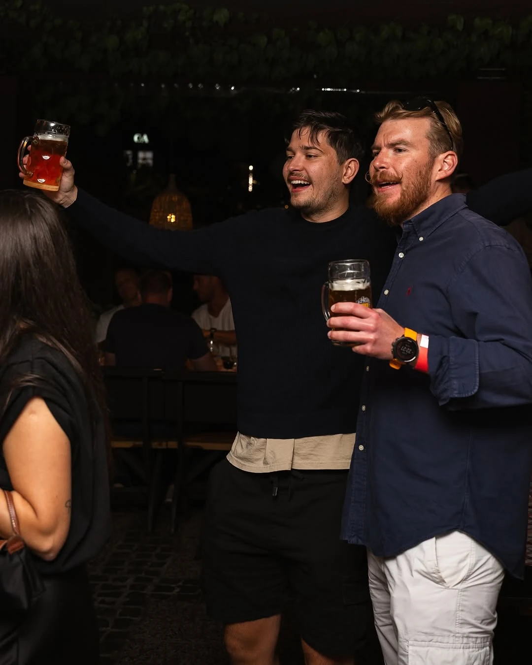 Una serata con una buona birra