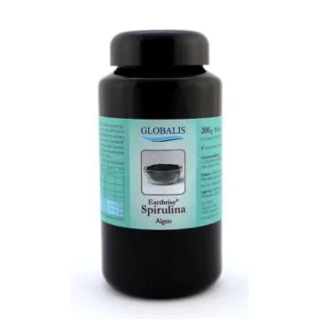 Spirulina alge v prahu