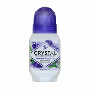 Crystal roll-on sivka in beli čaj