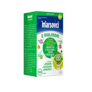 Marsovci žvečljive tablete z inulinom - okus mix
