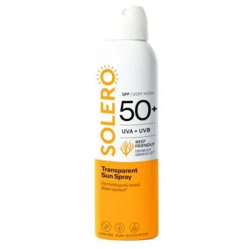 SOLERO SPF 50+ Transparentni sončni sprej