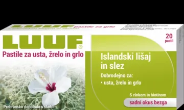 LUUF pastile za grlo s sadnim okusom bezga
