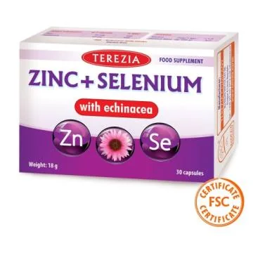 Cink + selen z ameriškim slamnikom