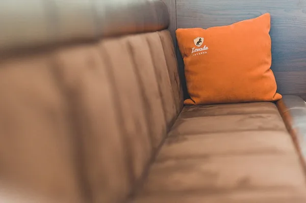 Blazina z logotipom Levada