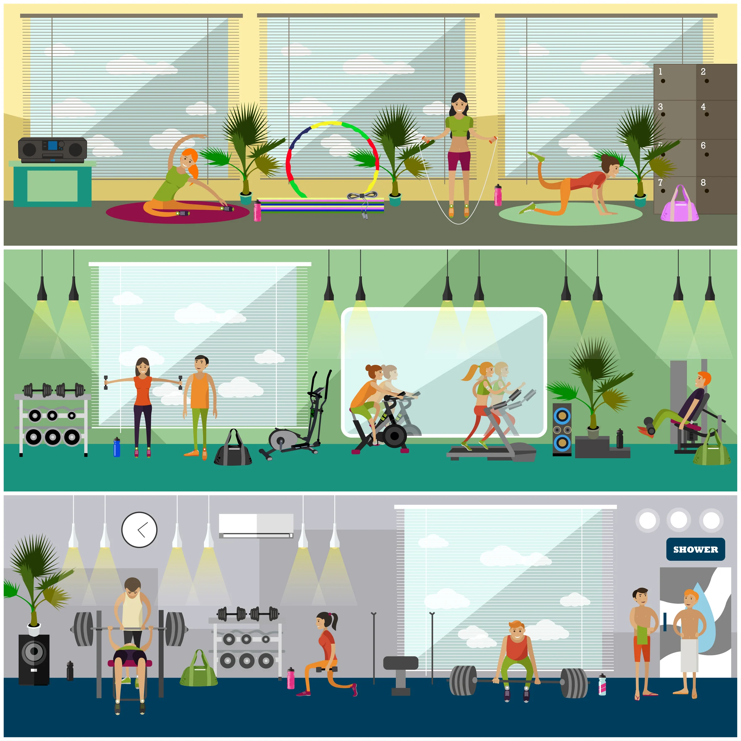 Water Treatment Fitness Club,click to enlarge
