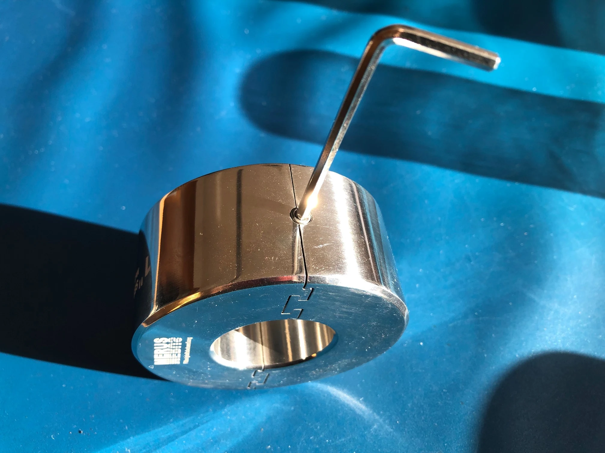 2. 1 Zoll Merus Ring Stahlmantel aufschrauben