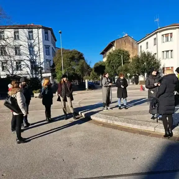 Trg Evrope - zbirno mesto za novinarje