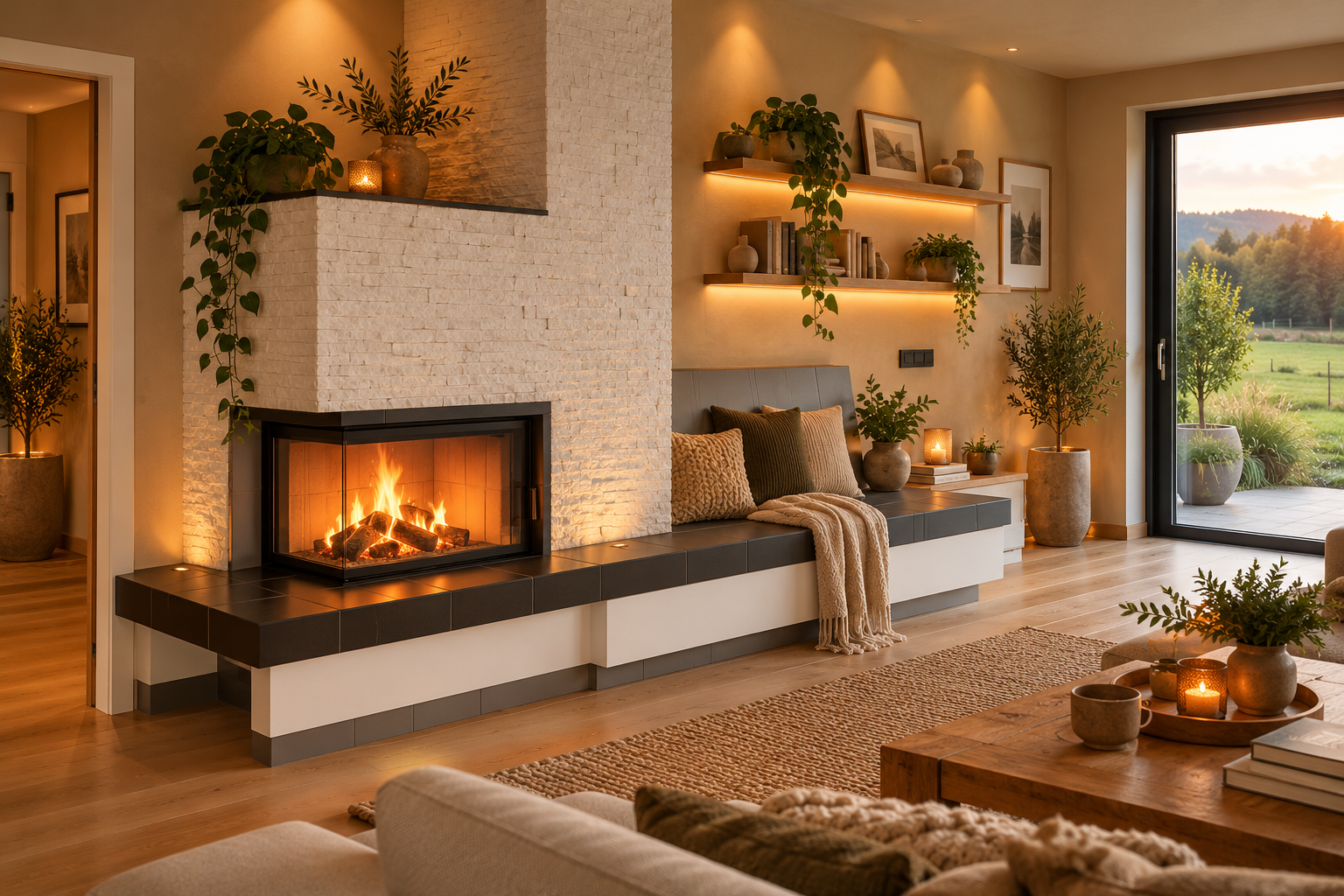 Kamin s klopjo