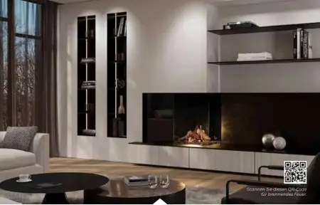 Maestro 60/2 Tall Eco Wave – prikaz iz kataloga SPARTHERM kamini in DRU plinski kamini